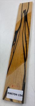 Fretboard Royal White Ebony, 516x74x8mm Unique Piece #154